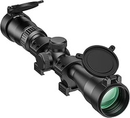 CVLIFE JackalHowl W01 Rifle Scope - 1-inch Tube Rifle Scope with 20mm Scope Rings - Second Focal Pla