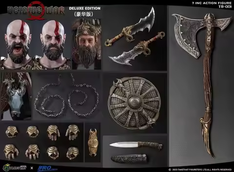 【In Stock】Takehat Brotoys Tb001 God Of War Kratos Action Figures Anime Model Toys Collection Gifts