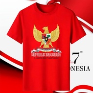 MERAH (9 MOTIFS) TSHIRT 17 AUGUST 2025 ADULT MEN WOMEN LATEST 17 AUGUST 2025 T-SHIRT/ RED GARUDA FLA
