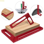 weroyal L-shaped Ruler 90 Degree Right Angles Ruler Metal Steel Square Woodworking Ruler