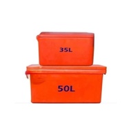 35L / 50L ISULATED COOLER BOX / ICE BOX / ICE BUCKET / FISH BOX / TONG AIS