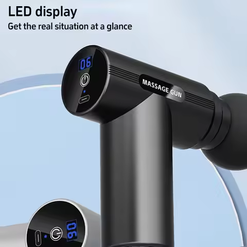 USB Mini Massage Gun Fascia Machine Muscle Relaxation Vibrating Gun Rod Massage Fitness Equipment Ne