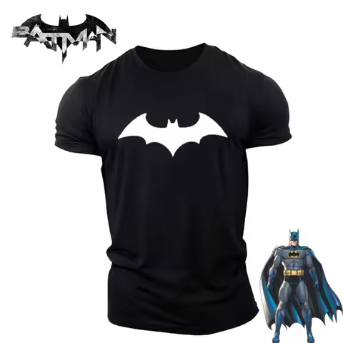 New Beast Kingdom Batman Movie Peripheral Print T-Shirt Creative Handsome Personality Quick Dry Boys