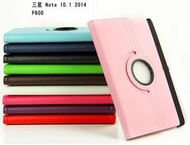 PR19三星Galaxy Note 10.1 2014 Edition P600 荔枝紋 360旋轉 支架 皮套 保護套