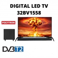 TV DIGITAL LED 32 inch POLYTRON SOUNDBAR CINEMAX 32BV1558