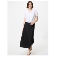 UNIQLO long linen blend skirt