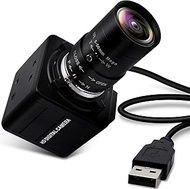 4K Ultra HD 5-50mm Zoom Manual Lens USB Web Camera, 2160P IMX317 Sensor, 10X Varifocus Close-up USB 