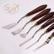 Italy Imported Special-Shaped RGM Ajim Oil Painting Knife PLUS Palette Knife Details Professional Pa