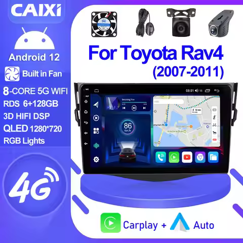 CAXI GX9 Car Radio Android 12 Carplay For Toyota RAV4 Rav 4 2001-2005- 2013 Multimedia Player Naviga