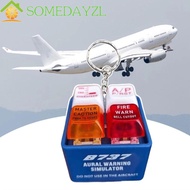 SOMEDAYMX EGPWS Warning Simulator, 737 Airbus Aircraft Route Pilot Keychain, Collection Pendant Soun