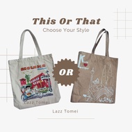 Beg Galas Tepi Bahu Tote Beg Wanita Untuk Pelajar Tote Bags / Tuition Bag / Tuisyen Beg / Beg Kain /