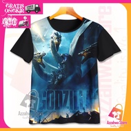 3D Anime Kids T-Shirts Godzilla Art 9 Kids T-Shirts Unisex Children's Clothing Ages 1-12 Years - Azz