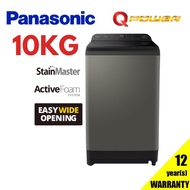 PANASONIC 10KG TOP LOAD WASHER WITH StainMaster & ActiveFoam System NA-F100A9DRT