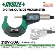 INSIZE Digital Outside Micrometer 3109-25A (0-25mm) / 3109-50A (25-50mm) / 3109-75A (50-75mm) / 3109