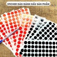 Round dot stickers, round stickers, product classification stickers, defective product marking stick
