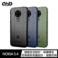 QinD NOKIA 5.4 戰術護盾保護套(軍綠)