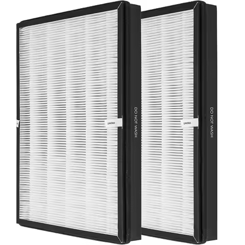 2 Pack H13 True HEPA Filter Compatible with TaoTronics TT-AP003 and VIVOSUN 5-in-1 Air Purifiers Fil