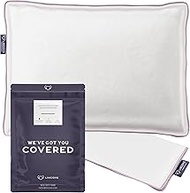 Lincove 100% Cotton Sateen Pillow Protector Cover - Zipper Pillow Cover - 500 Thread Count Luxury Co