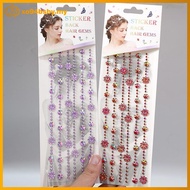 xo94bsby Hair Gem Stiers Kit Blingling Hair Jewels For Girls Toy Hair Styling Tool With Reusable Shi