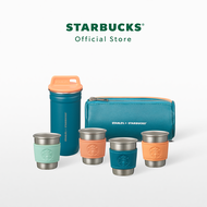 Starbucks Stainless Steel STANLEY Blue Orange Shot Cup Set of 4 W/Bag Mug 2oz. เซตแก้วน้ำสตาร์บัคส์สแตนเลสสตีล ขนาด 2ออนซ์ A11145335