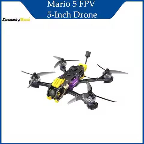SpeedyBee Mario 5 FPV 5-Inch Drone with 6S-Lipo pro Air Unit DC/XH O4 2306.5 pro 1880KV Motor F405 V