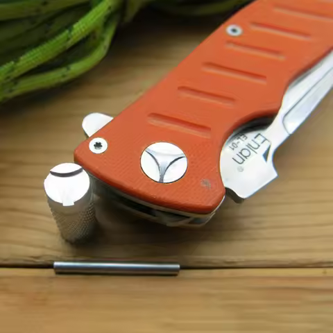 1 Set Stainless Steel Knife Handle Spindle Screws Remove Tool Wrench For Enlan BEE EL01 Knives Spann