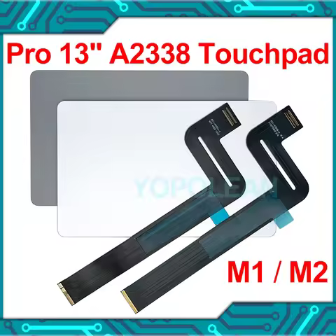 Original Silver Gray A2338 Trackpad Touchpad with Cable for Macbook Pro Retina 13" A2338 M1 M2 versi