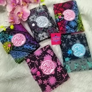Ready stok Tafsir AlQuran saiz  A6 dgn Sarung dari Batik terengganu bersulam khat Alquran