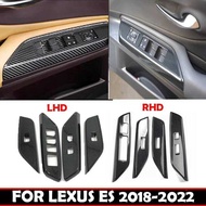 L/RHD For Lexus ES ES200 ES250 ES300h ES350 2018-2022 Door Armrest Window Lift on Switch Cover Glass
