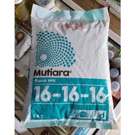 NPK Mutiara 16-16-16 fertilizer, factory packaging, 5 kg