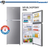 (SAVE 4.0) Panasonic NR-BL342 2-Door Fridge 325L Stainless Steel Refrigerator NR-BL342PSMY NRBL342PSMY