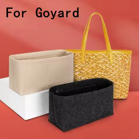 Bag Organizer Inner Liner Sorting Pocket Accessories For Goyard Tote Bag Women's Handbag Storage Fix