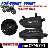 For CFMOTO 800MT 650MT 250 300 SR 150 400 NK Motorcycle  Accessories waterproof storage triangle bag