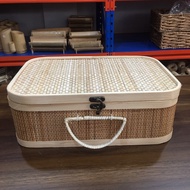 Giỏ Tre Picnic Chụp Ảnh/ Vali Tre Đựng Đồ/ Hộp Đựng Quà Tặng - Bamboo Picnic Basket