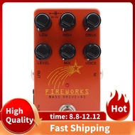 FIRE WORKS for Electric  OverDrive Effect Pedal with  Drive, DI Box XLR Interface