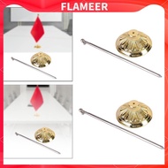 [FlameerMY] Desktop Flag Stand Desktop Flag Stand with Base Easy Installation Convenient Flag Displa