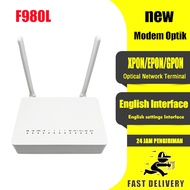 New F980L 4GE+1tv+USB+WIFI FTTH Gigabit ONT ONU 5G 2.4G FTTH Modem Router with wifi English