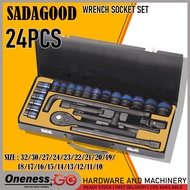 ''SADAGOOD'' BLACK BOX SOCKET WRENCH SET -24PCS -BLACK BOX