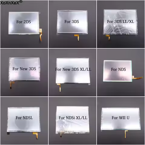 Touch Screen digitizer Display Touch Panel Replacement For Nintendo DS Lite For NDSL NDSi XL for New