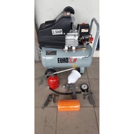 Eurox EAX2524 24L 2.5HP 8Bar Air Compressor Free Eurox 5pcs Air Tools Set