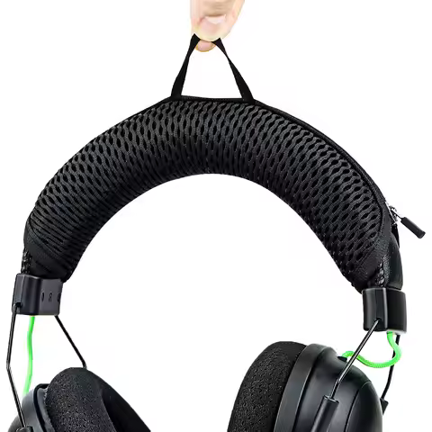 Head band For Hyper X Stinger/ Flight/Cloud II/ Alpha /Sennheiser PXC550 Headphone Mesh fabric zippe
