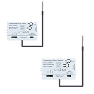 Tuya WiFi Temperature Switch Sensor 2.4G WiFi Temperature Switch Sensor Smart Switch with Temperatur