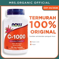 Now Vitamin C-1000 C1000 100 Capsules - Immune Endurance Thrush