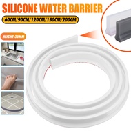 Rosa Mall Bathroom Water Stopper Flood Barrier Rubber Silicone Shower Water Blocker wash clean Water