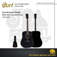 Cort Dreadnaught Acoustic Guitar with Bag AD810BKS/AD-810BKS/AD810-BKS