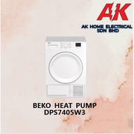 BEKO TUMBLE DRYER HEAT PUMP 7KG DPS7405XW3 WASHER