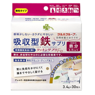 Kurashi Rhythm Tsuruha集團營養師推薦可吸收鐵補充劑烹飪補充劑Fe（3.4g x 30包）營養功能食品鐵