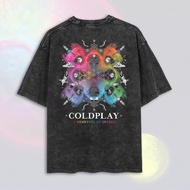 Washed Coldplay Oversize T-Shirt | Washed T-Shirt | Coldplay Band T-Shirt | Coldplay T-Shirt | Coldp