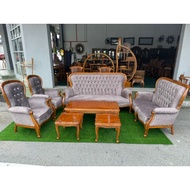 Sofa Set Kayu Jati Grand Father kerusi Kayu Jati Sofa Jati