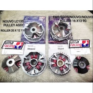 UMA RACING PULLEY ASSY YAMAHA NOUVO LC135 ROLLER 20 X12MM 11G / EGO /EGOS /NOUVO /NOUVOS ROLLER 16 X